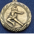 2.5" Stock Cast Medallion (Figure Skater/ Female)